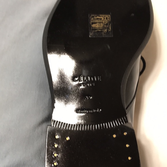 Celine patent leather tuxedo derby oxfords. Made in Italy. NWOT - Picture 10 of 11
